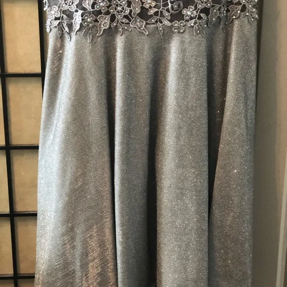 City Studio Silver Glitter Dress - Picture 10 of 10